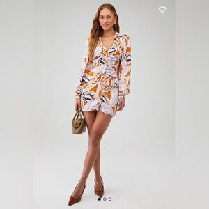 for love and lemons Esmeralda mini dress